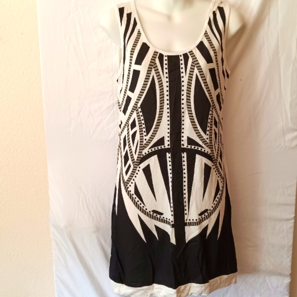 Black and White Dress or Long Tank